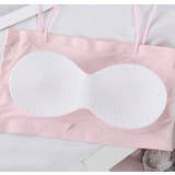 ハーフトップブラ チューブトップブラ ノンワイヤーブラ | PlusNao | 詳細画像10 