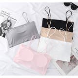 ハーフトップブラ チューブトップブラ ノンワイヤーブラ | PlusNao | 詳細画像2 