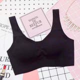 ノンワイヤーブラ ハーフトップ シームレスブラジャー | PlusNao | 詳細画像12 