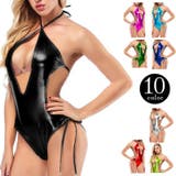 セクシーランジェリー レオタード風 光沢 | PlusNao | 詳細画像1 