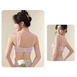 ノンワイヤーブラ フルカップ ハーフトップブラ | PlusNao | 詳細画像5 