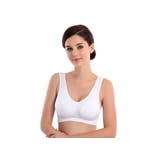 スポーツブラ ノンワイヤーブラ ハーフトップブラ | PlusNao | 詳細画像2 