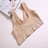 スポーツブラ ノンワイヤーブラ ハーフトップブラ | PlusNao | 詳細画像8 