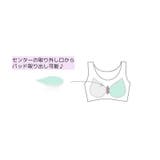 ハーフトップブラ ノンワイヤーブラ シームレスブラジャー | PlusNao | 詳細画像18
