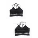 ハーフトップブラ ノンワイヤーブラ ブラジャー | PlusNao | 詳細画像12 