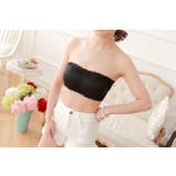 ストラップレスブラ チューブトップブラ レディース | PlusNao | 詳細画像4