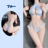 ブラジャーショーツセット ホルターネックブラ ノンワイヤー | PlusNao | 詳細画像16