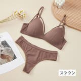 ブラジャー 三角ブラ Tバックショーツ | PlusNao | 詳細画像17