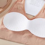 ハーフトップブラ ノンワイヤーブラ レディース | PlusNao | 詳細画像5 