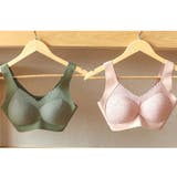 ノンワイヤーブラ ハーフトップブラ ブラジャー | PlusNao | 詳細画像8