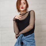 カットソー シースルー キャミソール | PlusNao | 詳細画像2