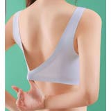 ハーフトップブラジャー ハーフトップブラ ノンワイヤーブラ | PlusNao | 詳細画像5 