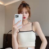 ブラトップ ハーフトップ キャミソールブラ | PlusNao | 詳細画像3 