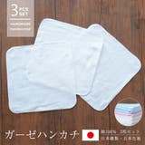 ガーゼハンカチ ダブルガーゼ 3枚セット | PlusNao | 詳細画像1