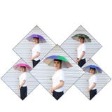 かぶる傘 傘帽子 レインハット | PlusNao | 詳細画像2 