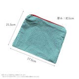 コスメポーチ 化粧ポーチ フラットポーチ | PlusNao | 詳細画像15