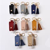 ハンドジェルホルダー PUレザー 除菌ボトルケース | PlusNao | 詳細画像2 