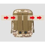 ベルトポーチ ミリタリーポーチ スマホポーチ | PlusNao | 詳細画像3 