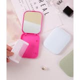 コンパクトミラー コーム付き 手鏡 | PlusNao | 詳細画像2 