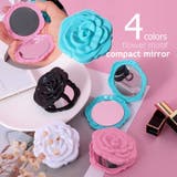 コンパクトミラー 折りたたみ 手鏡 | PlusNao | 詳細画像1 