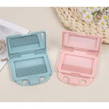 コンパクトミラー コーム付き 手鏡 | PlusNao | 詳細画像3 