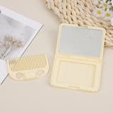 コンパクトミラー コーム付き 手鏡 | PlusNao | 詳細画像4 