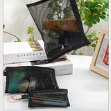 化粧ポーチ メイクポーチ メッシュポーチ | PlusNao | 詳細画像2 