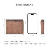 2つ折り財布 男女兼用 メンズ | PlusNao | 詳細画像9