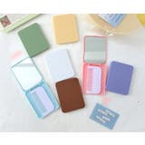 コンパクトミラー コーム付き 手鏡 | PlusNao | 詳細画像2 