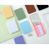 コンパクトミラー コーム付き 手鏡 | PlusNao | 詳細画像3 