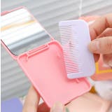 コンパクトミラー コーム付き 手鏡 | PlusNao | 詳細画像7 