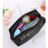 メイクポーチ 化粧ポーチ メッシュポーチ | PlusNao | 詳細画像4 