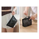 メイクポーチ 化粧ポーチ メッシュポーチ | PlusNao | 詳細画像9 