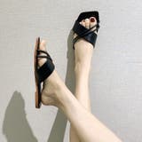 サンダル フラット オープントゥ | PlusNao | 詳細画像15