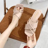 サンダル フラット オープントゥ | PlusNao | 詳細画像18