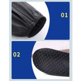 レインシューズカバー 靴カバー ロング丈 | PlusNao | 詳細画像12 