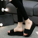 厚底サンダル サンダル フラットソール | PlusNao | 詳細画像9