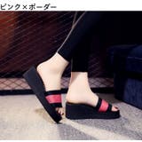 厚底サンダル フラットソール レディース | PlusNao | 詳細画像16