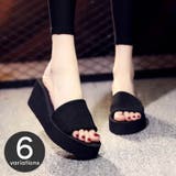 サンダル 厚底 フラットソール | PlusNao | 詳細画像1