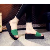 サンダル 厚底 フラットソール | PlusNao | 詳細画像4