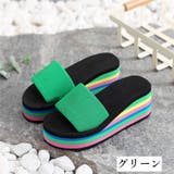 厚底サンダル フラットソール レディース | PlusNao | 詳細画像18