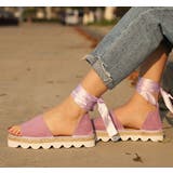 サンダル レースアップ フラット | PlusNao | 詳細画像17