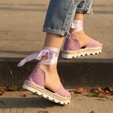 サンダル レースアップ フラット | PlusNao | 詳細画像18