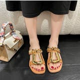 サンダル フラット オープントゥ | PlusNao | 詳細画像12