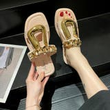 サンダル フラット オープントゥ | PlusNao | 詳細画像9