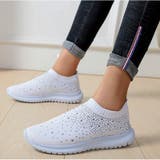 スリッポン スニーカー ヒール高3cm | PlusNao | 詳細画像3 