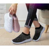 スリッポン スニーカー ヒール高3cm | PlusNao | 詳細画像4 