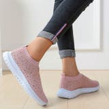 スリッポン スニーカー ヒール高3cm | PlusNao | 詳細画像8 