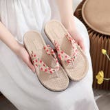 トングサンダル フラットサンダル ジュート風サンダル | PlusNao | 詳細画像12