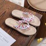 トングサンダル フラットサンダル ジュート風サンダル | PlusNao | 詳細画像13